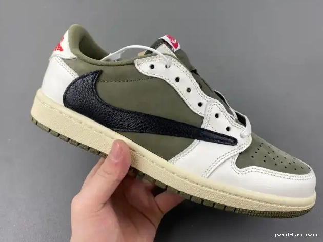 Cheap X OG MEDIUM LOW 1 AIR JORDAN OLIVE DM7866-200 TRAVIS SCOTT 0523